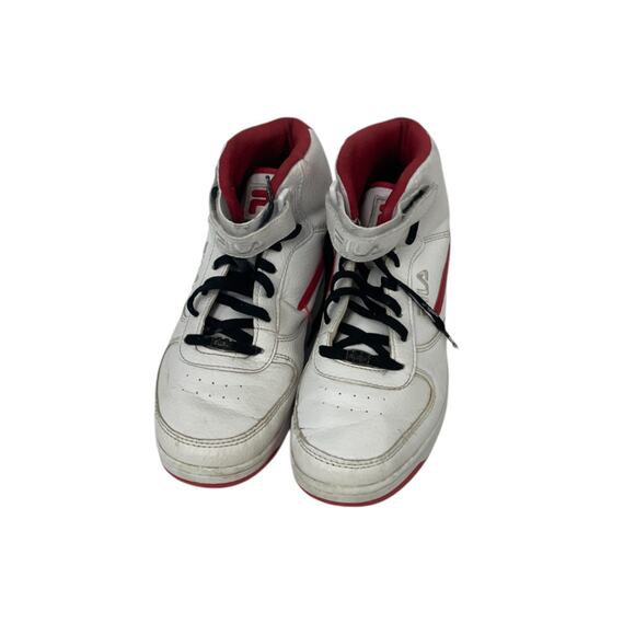 FILA Mens Size 9.5 Tennis Shoes 1CM00540-128 High Top White Red Lace Up main image 7